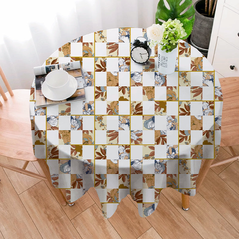 zhengyang Household tablecloth with sun protection and waterproof do-in foldable table cloth Table cloth 4（Ask customer service for specific prices）